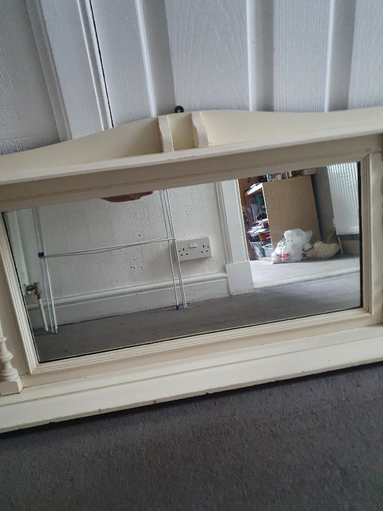 Overmantle mirror