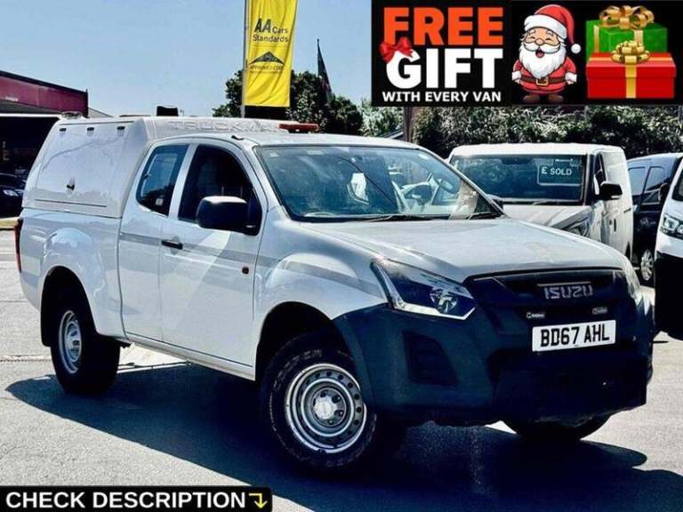 2018 Isuzu D-Max 1.9 TD Utility Pickup Extended Cab 2dr Diesel Manual 4WD Euro 6 (164 ps) Pickup ...