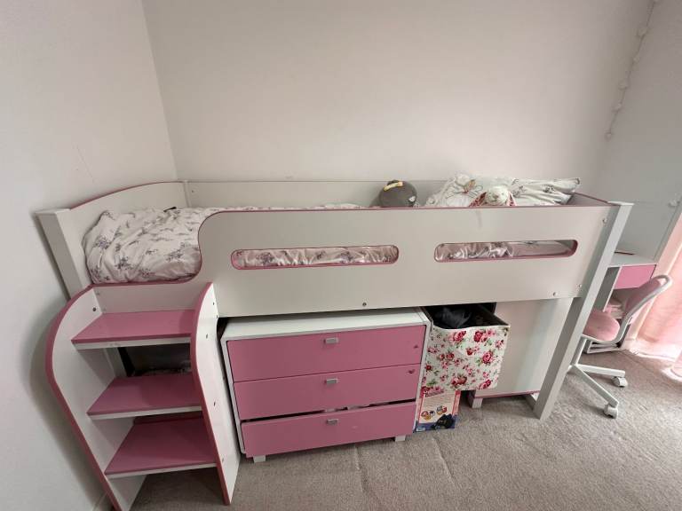 Kids Mid Sleeper Bed