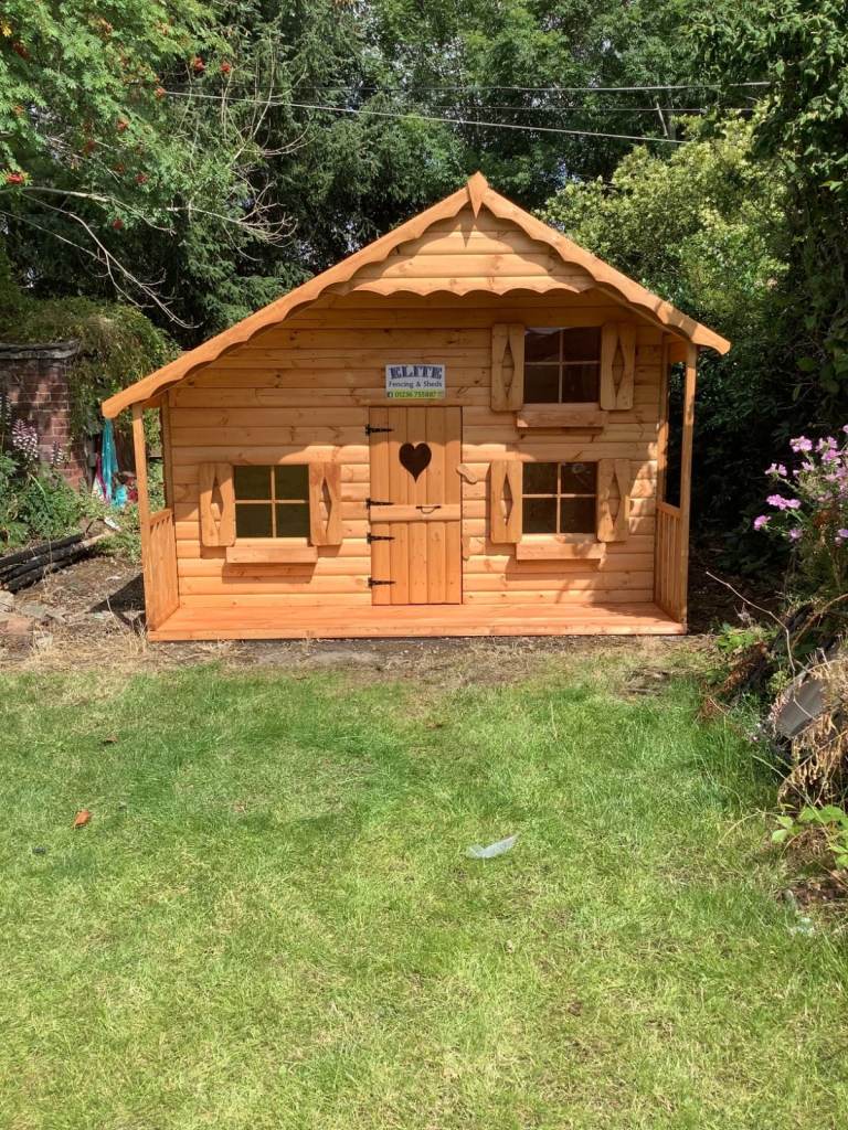 8X10 PLAYHOUSE 20MM LOG EFFECT 