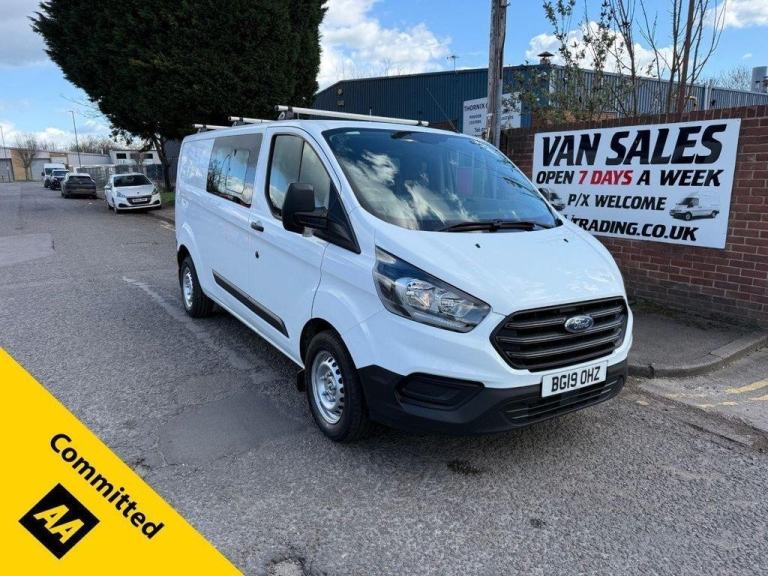 2019 19 FORD TRANSIT CUSTOM 2.0 320 ECOBLUE CREW VAN DOUBLE CAB 5DR DIESEL MANUA