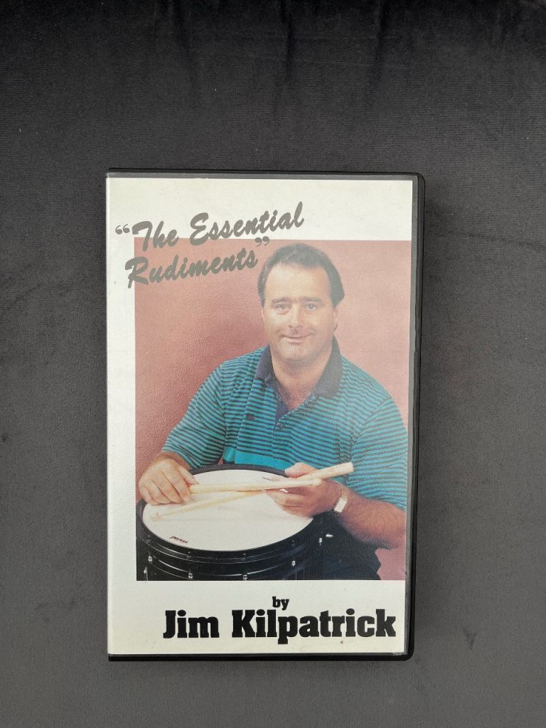The Essential Rudiments by Jim Kilpatrick VHS Tape 