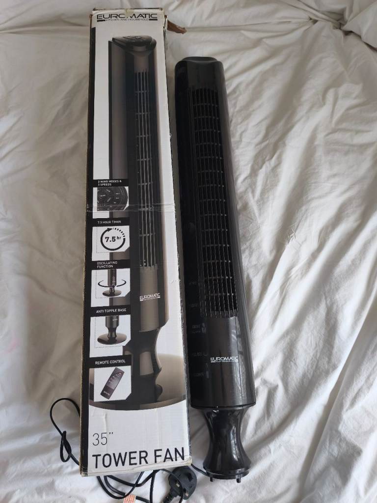 Euromatic Tower Fan. Missing stand