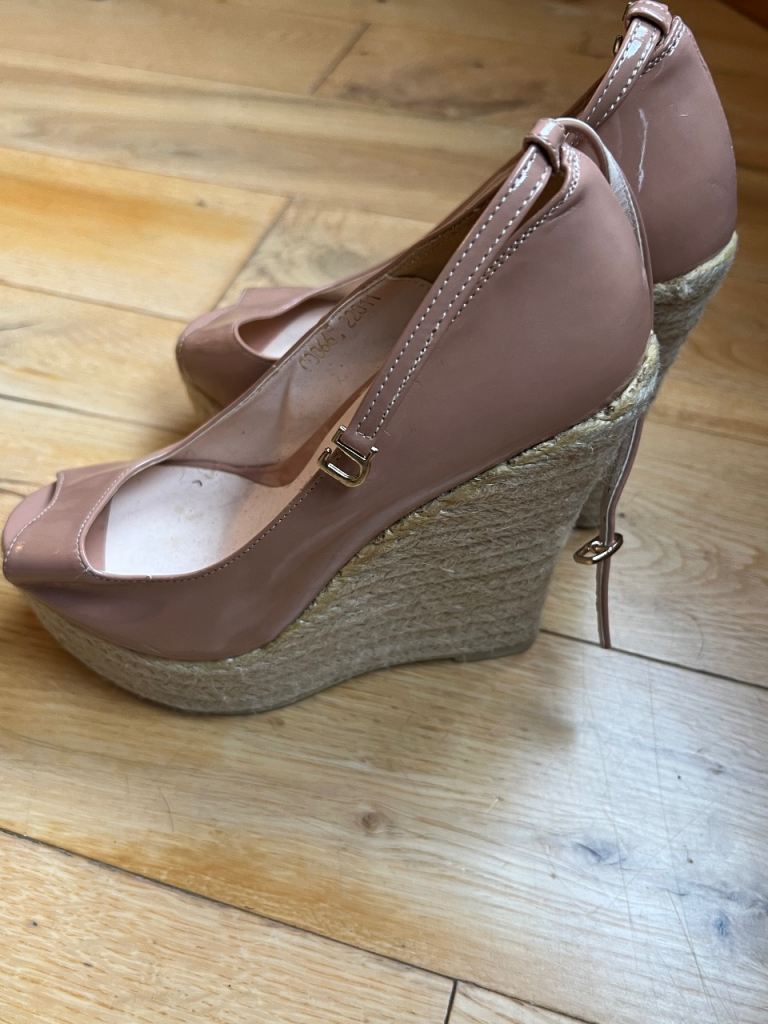 Espadrille Beige Wedge