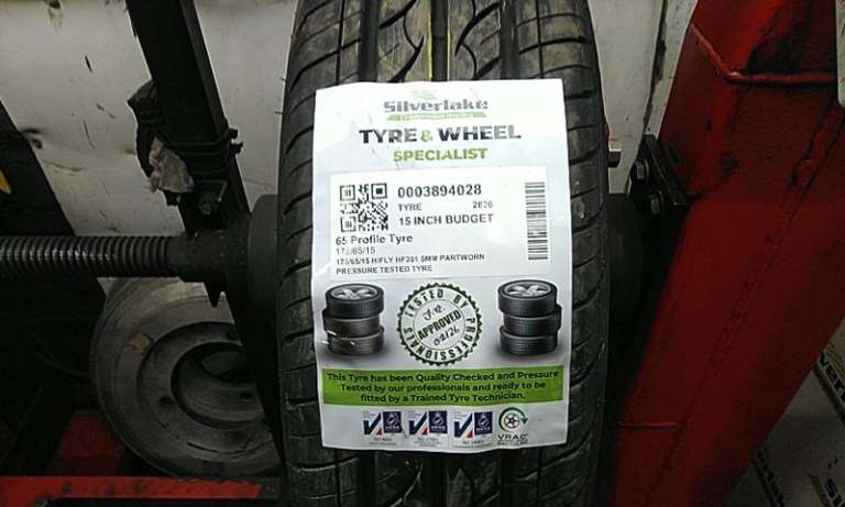 175/65/15 Hifly Hf201 5mm Partworn Pressure Tested Tyre