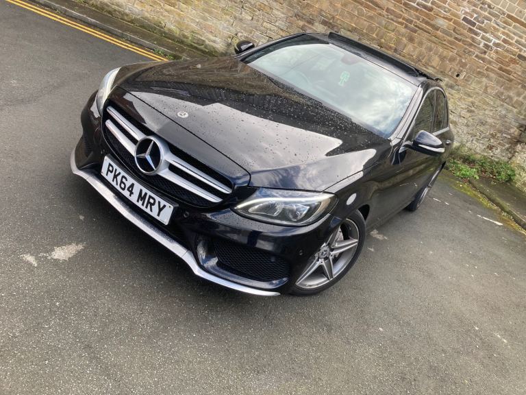 2014 ‘64’ Plate Mercedes-Benz C Class C220 AMG Line Premium) Automatic Euro 6 4dr Black Panroof READ