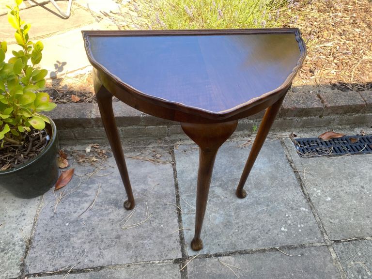 Half moon side table