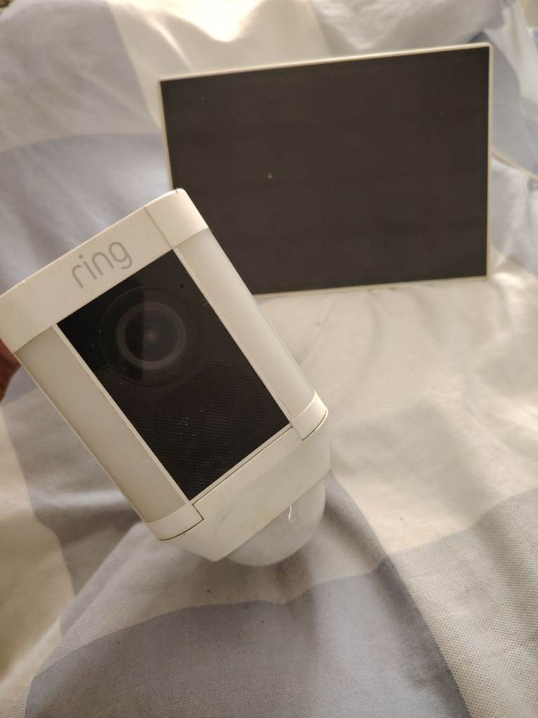 Ring spotlight solar CCTV camera 