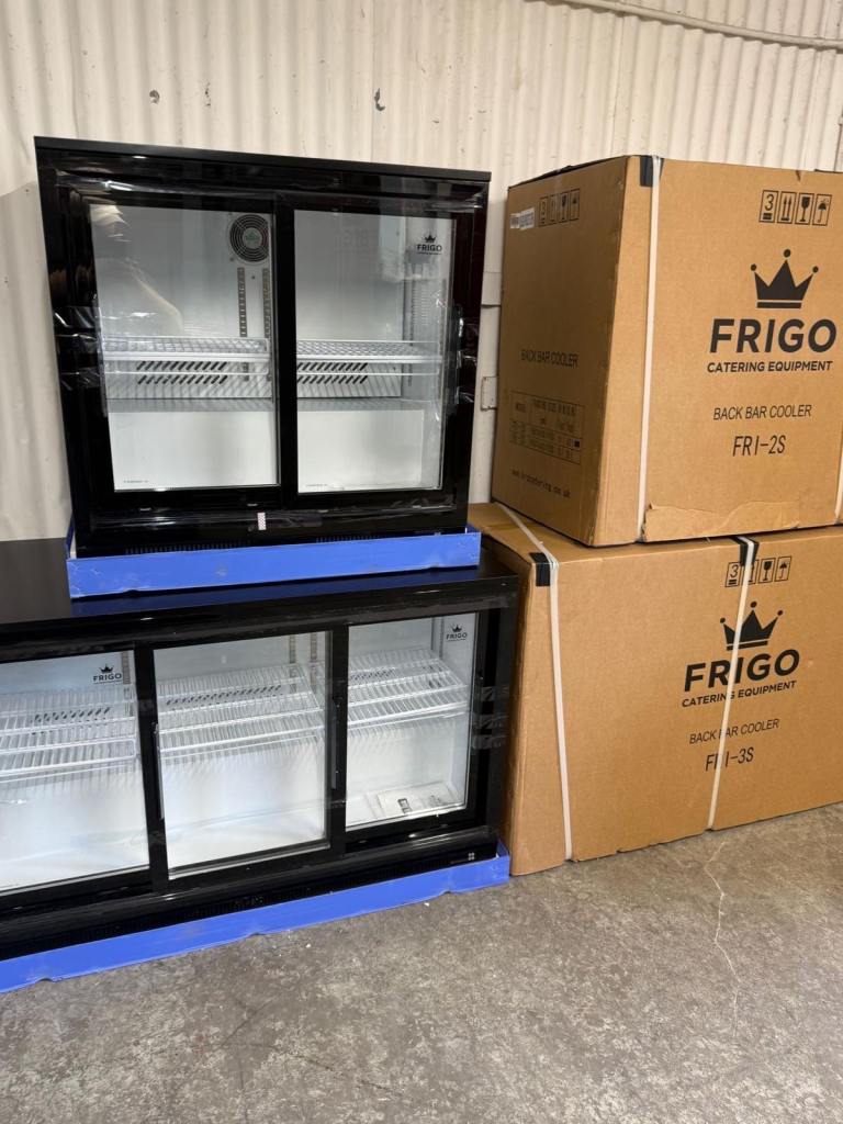New Frigo Back Bar Cooler – Commercial Fridge 2 doors undercounter Display fridge 
