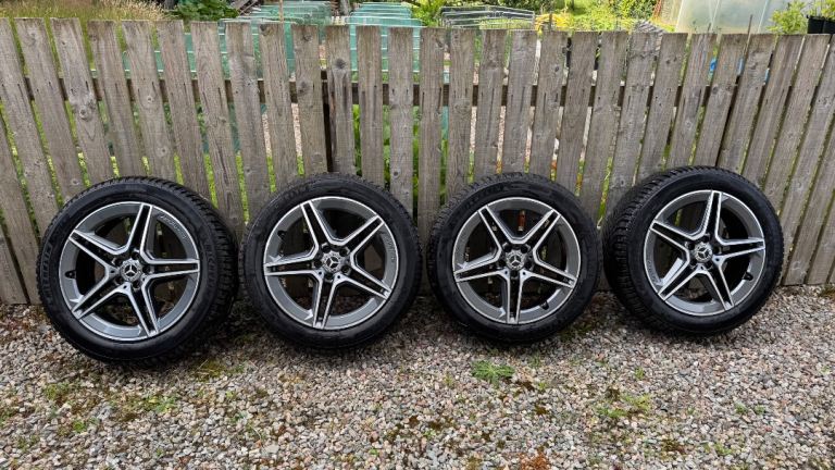 Mercedes 19” OEM wheels with almost new Michelin Crossclimate 2 tyres