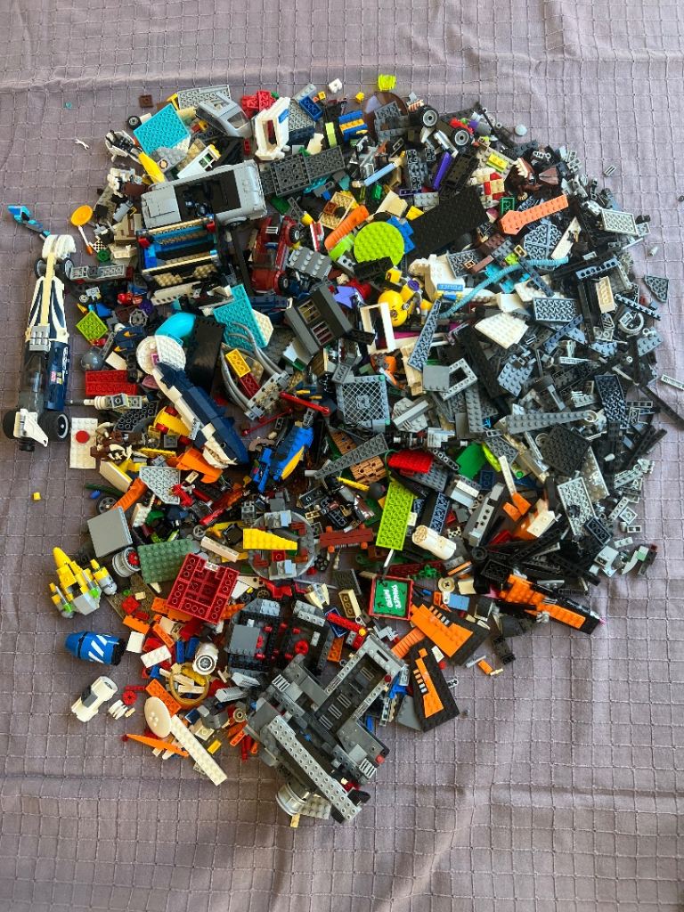 Lego Bundle Job Lot 4.5kg Bricks Blocks Pieces Parts Cars Star Wars City Bond