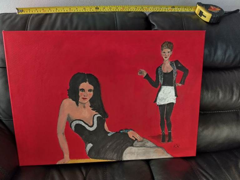 Contemporary Acrylic on Canvas Painting by Richard Tindale
