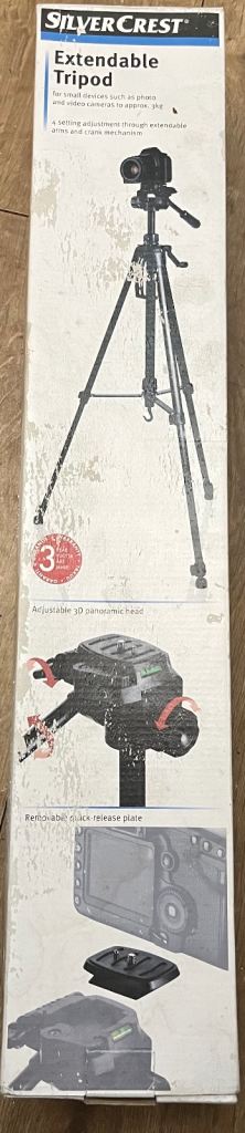 Silver Crest Extendable Tripod