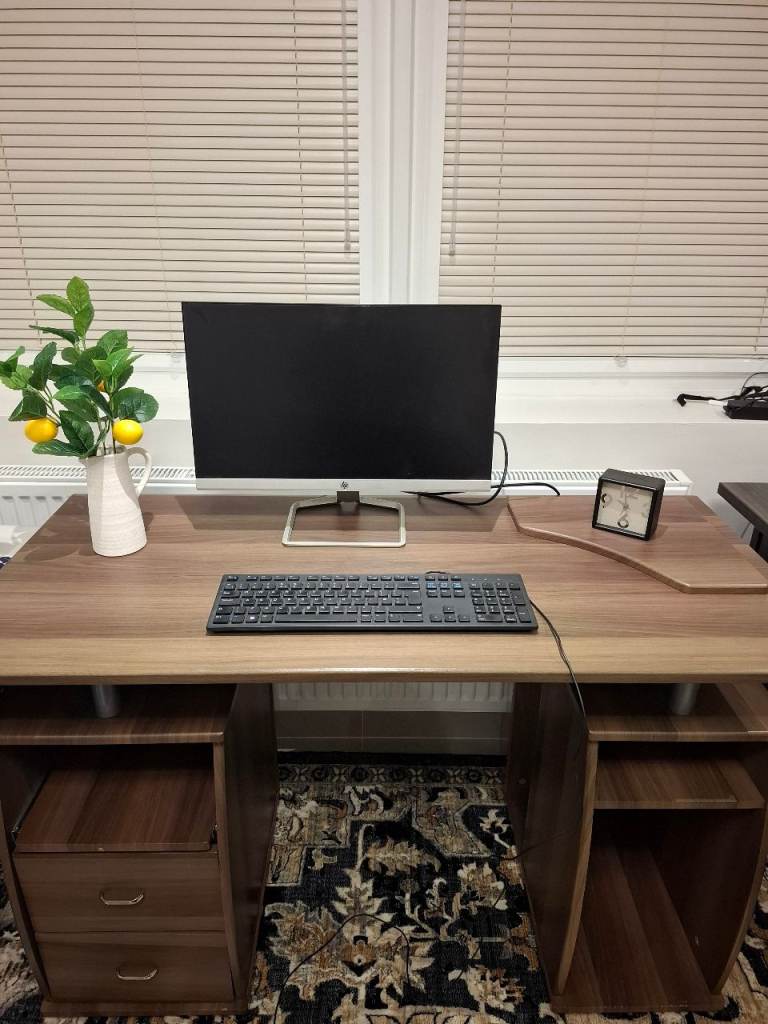 Solid Office/Study Desk/Table, Walnut
