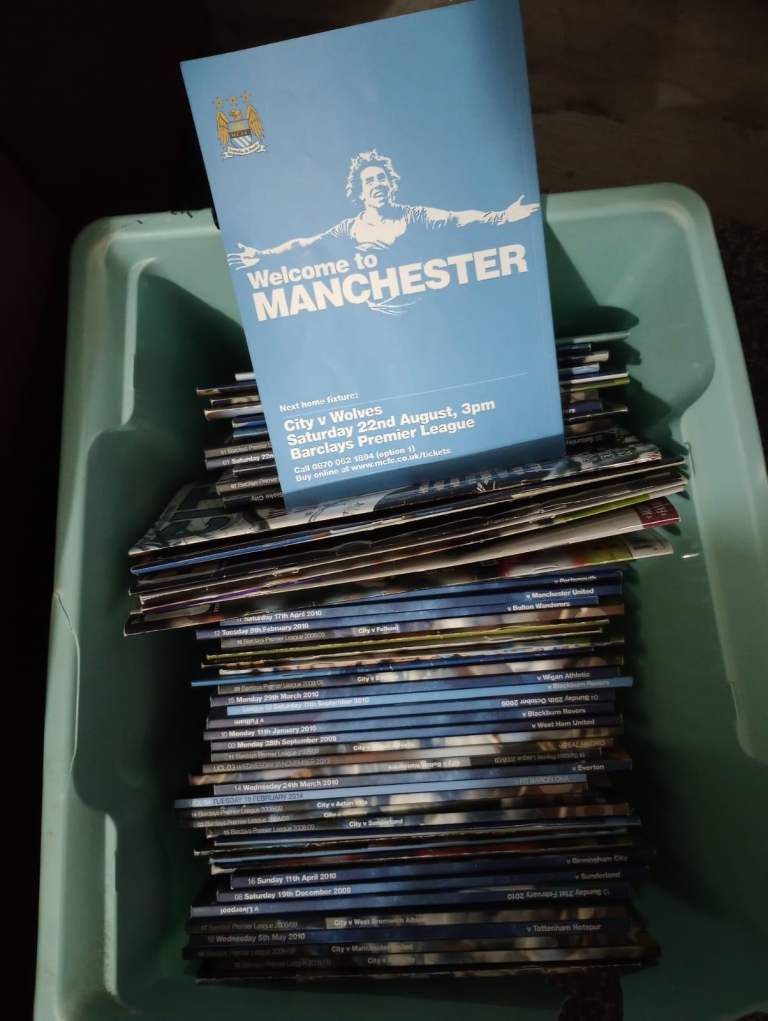 Collection of around 50 Manchester City programmes from 2004-2014