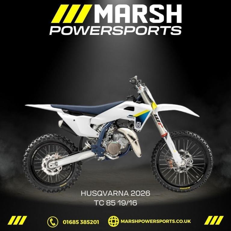 Husqvarna TC 85 Big Wheel 2026 - Husqvarna Main Dealer - Reserve Now!
