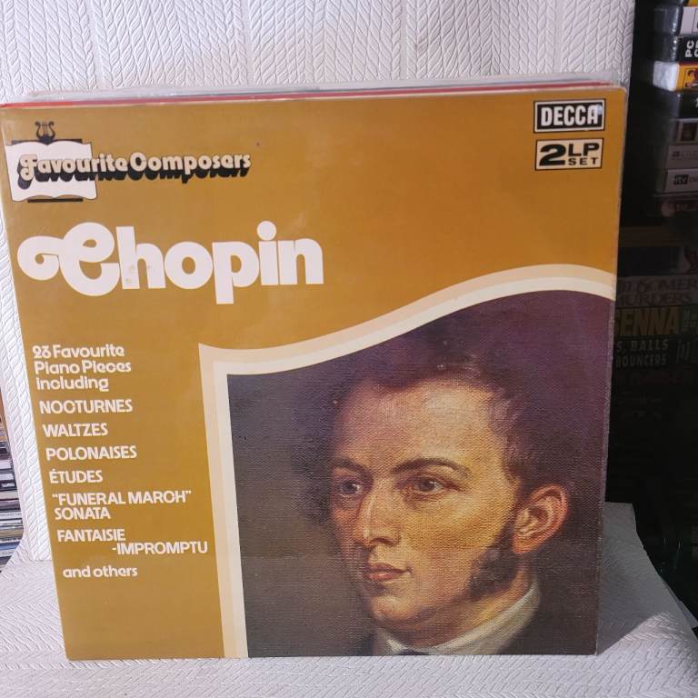 Chopin 2LP Set by Decca – Favourite Composers Vinyl Records. R2/6