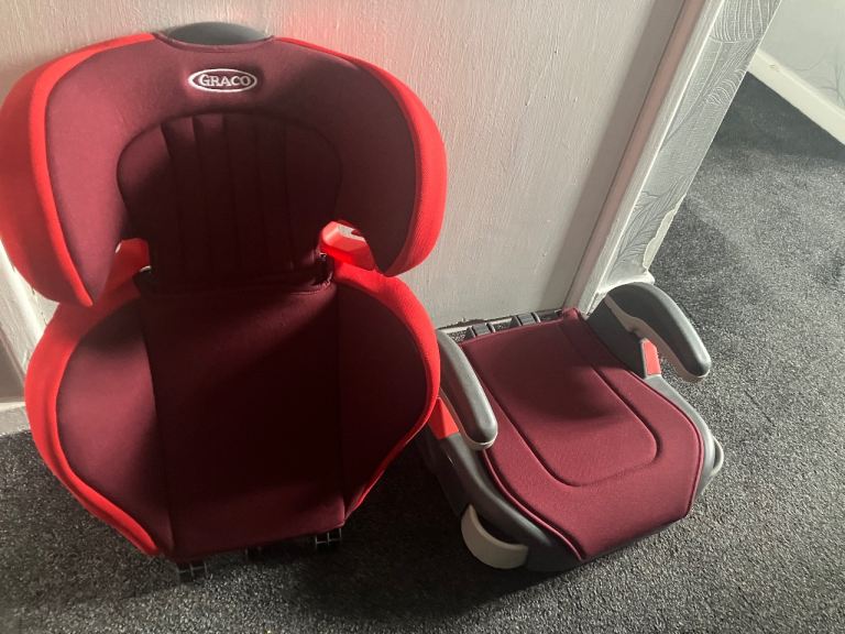 Graco Booster Car Seat – Red, Good Condition