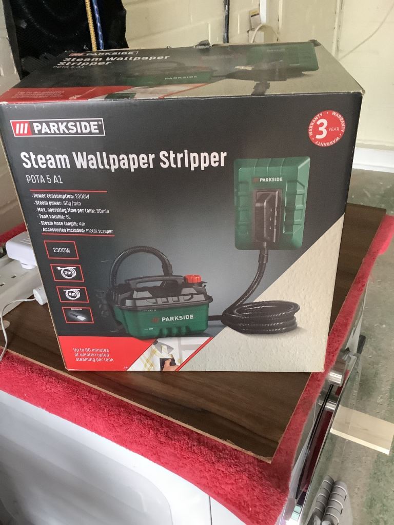 PARKSIDE PDTA 5 A1 Steam Wallpaper Stripper - Brand New in Box