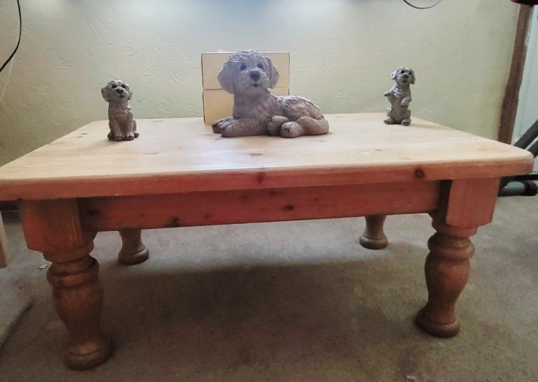 Pine coffee table