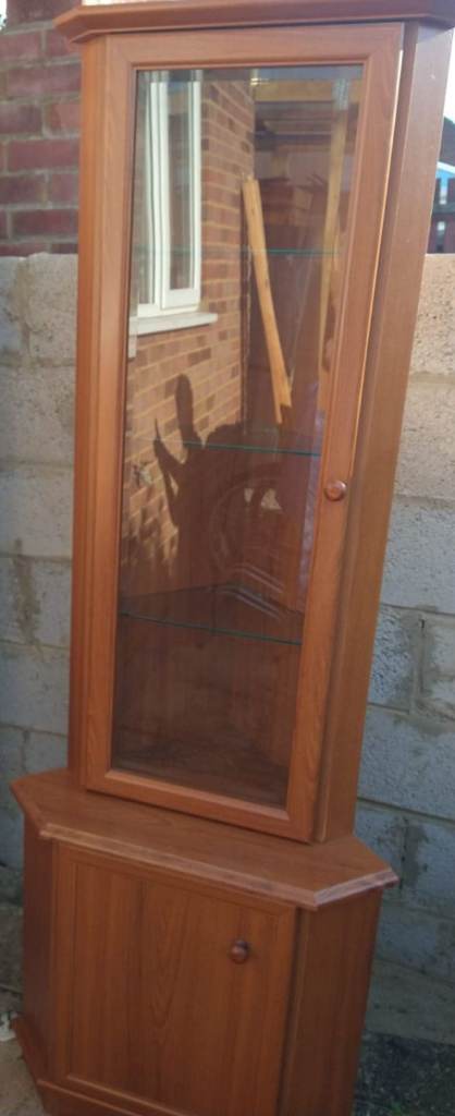 image for Corner display cabinet can deliver 