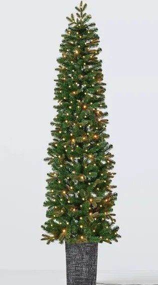 John Lewis Slim 7ft Pre-Lit Christmas Tree – Easy Assembly