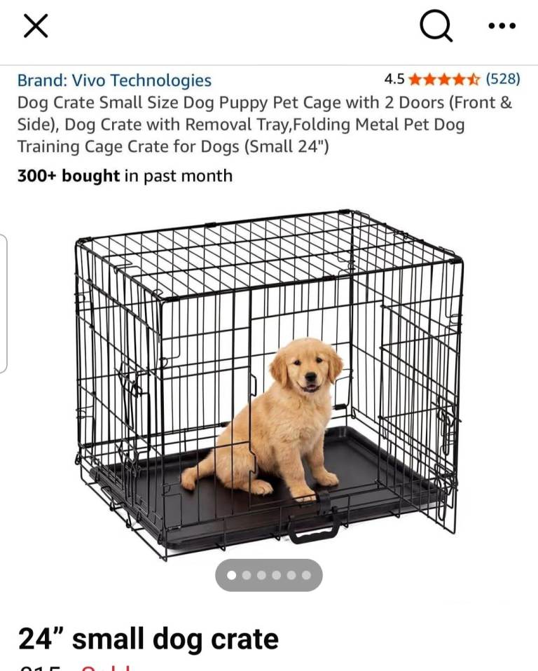 24" Small Dog Cage