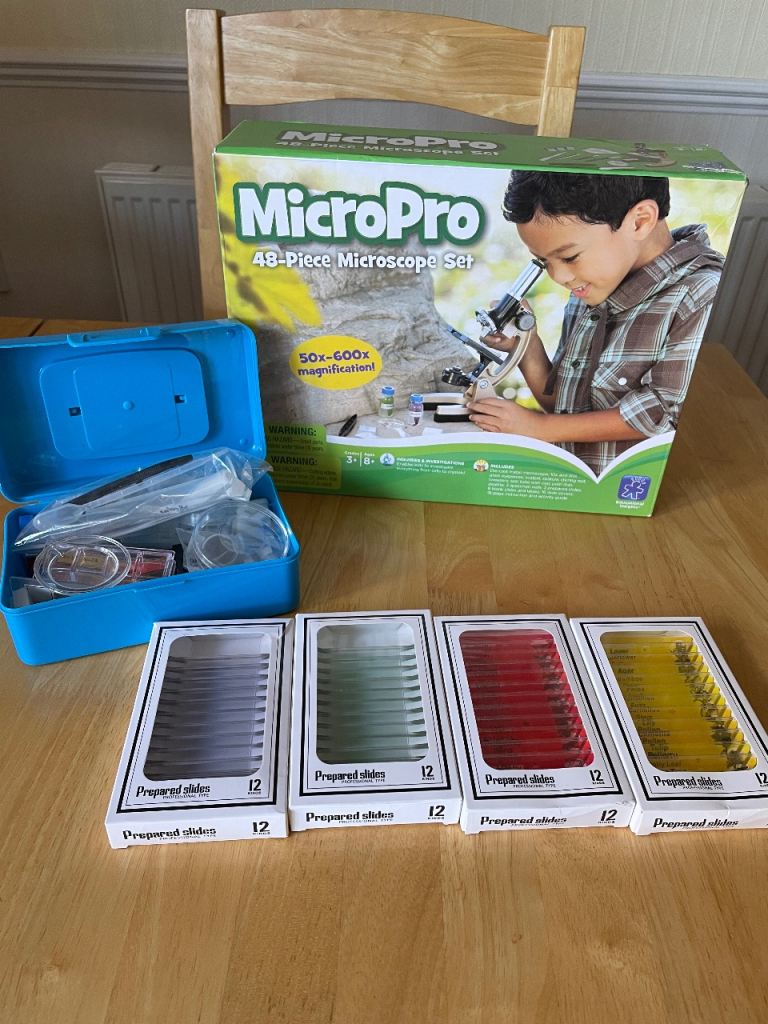 Kids Microscope with Additional Prepared Slides