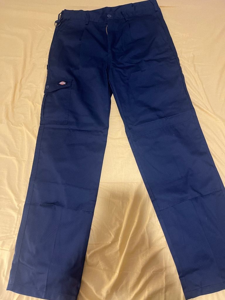 Dickies WD884 “Hawk” Work Trousers – Navy Blue – 34T – New with Tags