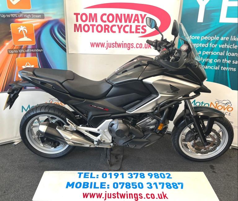Honda NC750X DCT, 2017(17), 26,895 MILES, FSH, EXTRAS FITTED, LOVELY BIKE, £3995