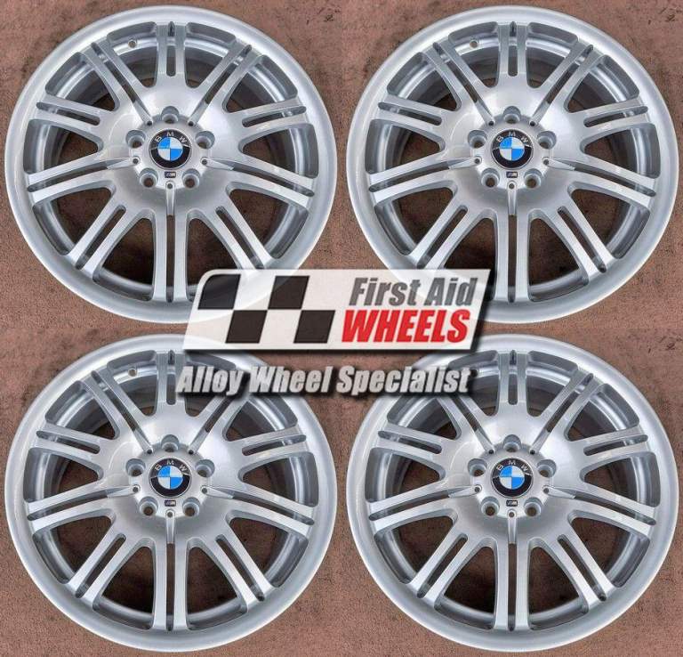 4X 19'' GENUINE BMW M3 STYLE 67M SILVER 8J ALLOY WHEELS fit 1 2 SERIES F20 S109S4