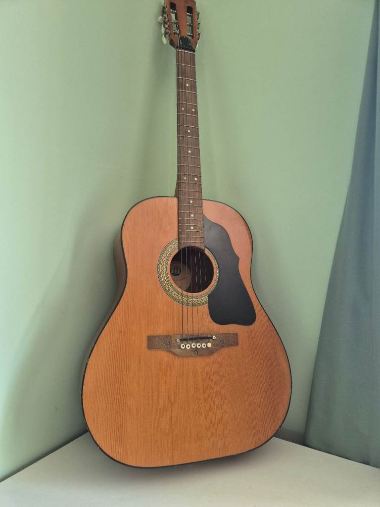 Full size Melody Mod 500 acoustic guitar with case