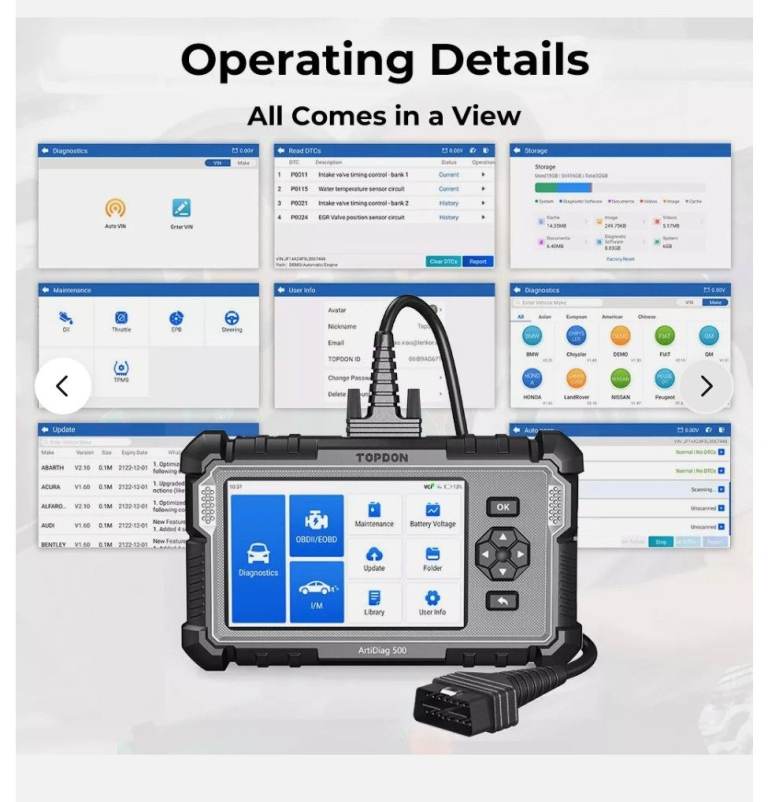Topdon artidiag 500 Diagnostic tool