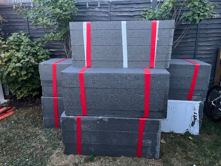 35 x 100mm EPS External Wall Insulation panels.