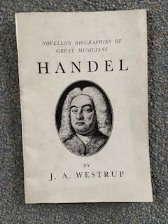 A Novello's biography of Handel