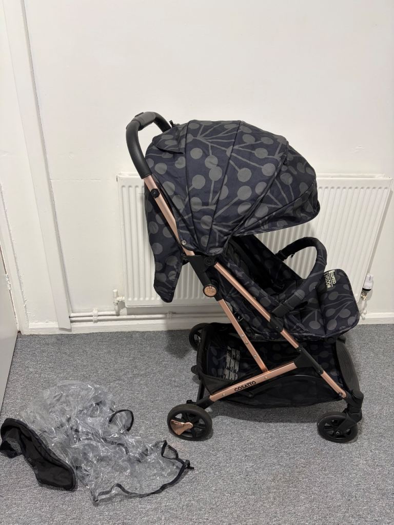 Cosatto Woosh 3 Stroller - Good Condition, Rain Cover Included