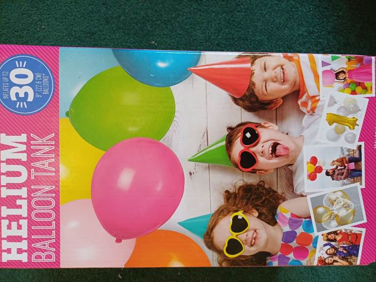 Helium party ballon tank - part used