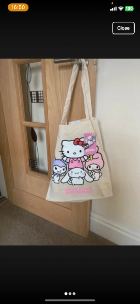 Hello kitty tote bag new