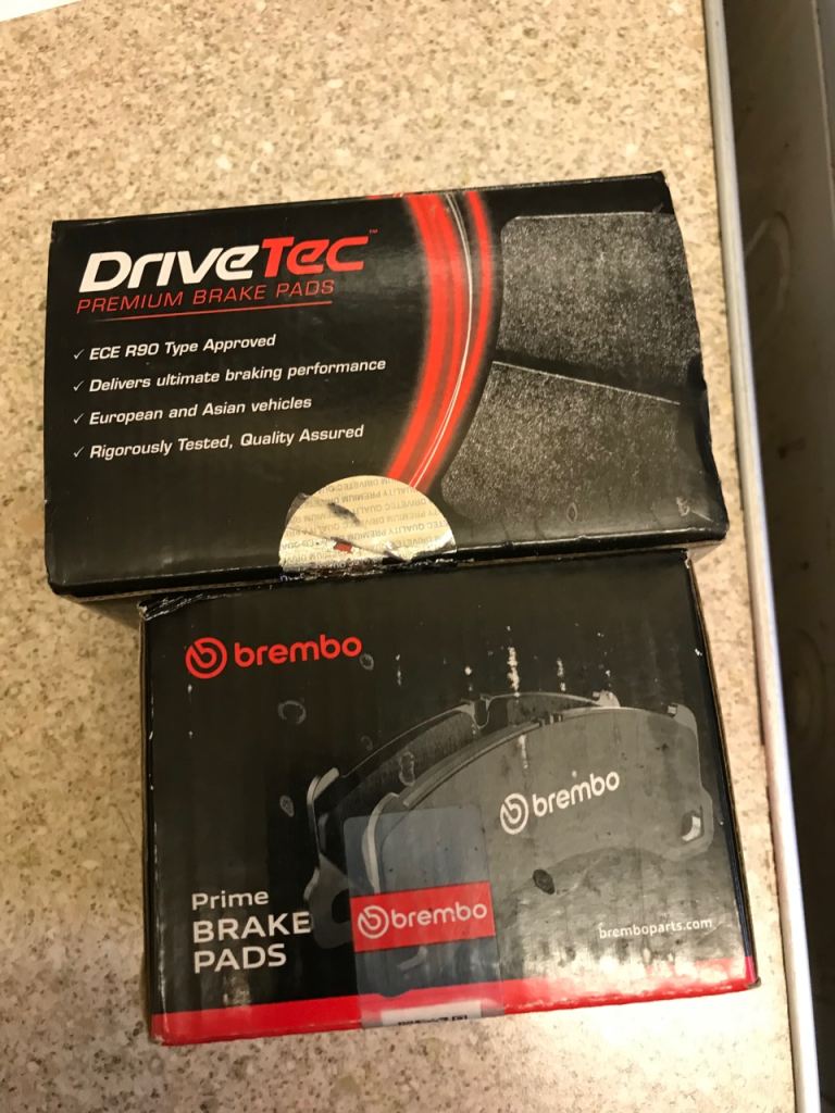 image for Brake pads front and rear c class