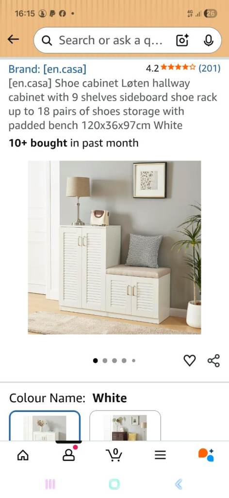 Brand New Shoe Storage Unit with Bench