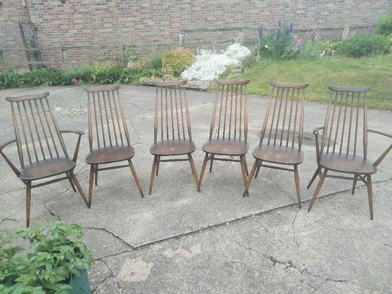Ercol dining chairs 