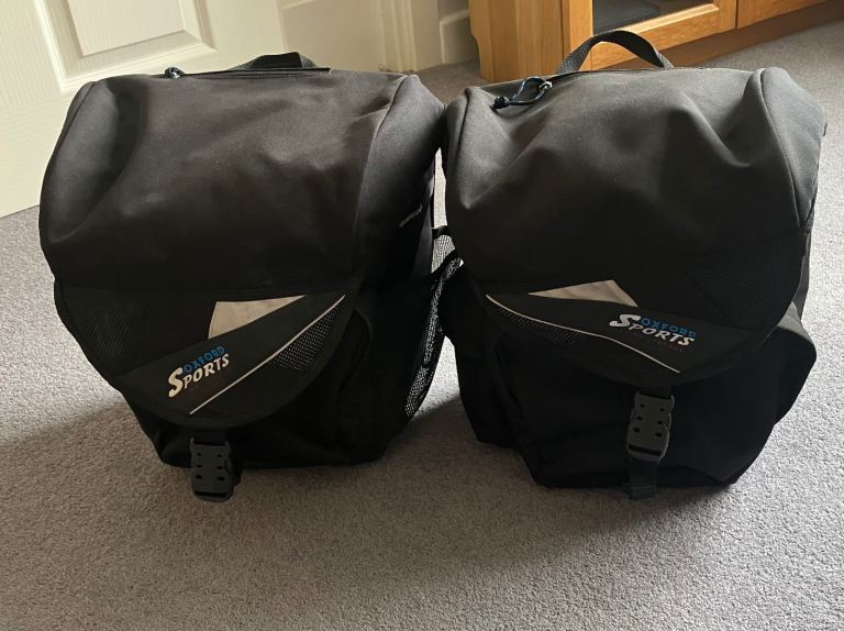 Oxford canvas panniers