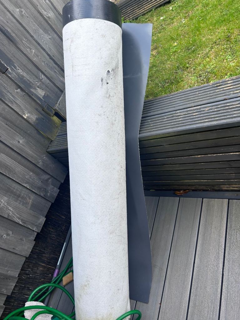 Bauder single ply membrane grey