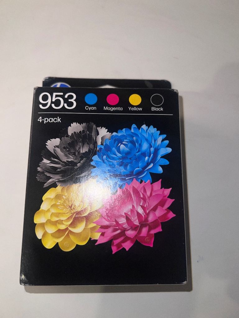 Brand New HP 953 Black/Cyan/Magenta/Yellow Original Ink Cartridges 4-Pack
