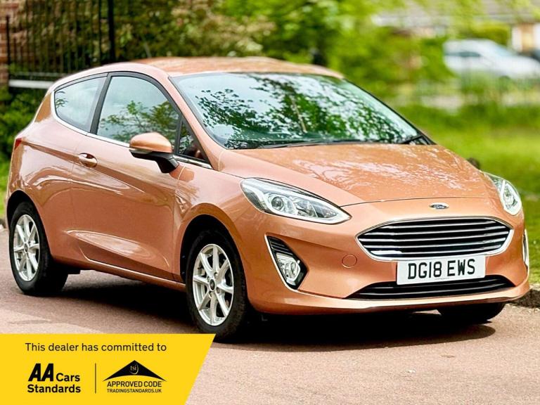 2018 Ford Fiesta 1.1 Fiesta B&O Play Zetec 3dr Hatchback Petrol Manual