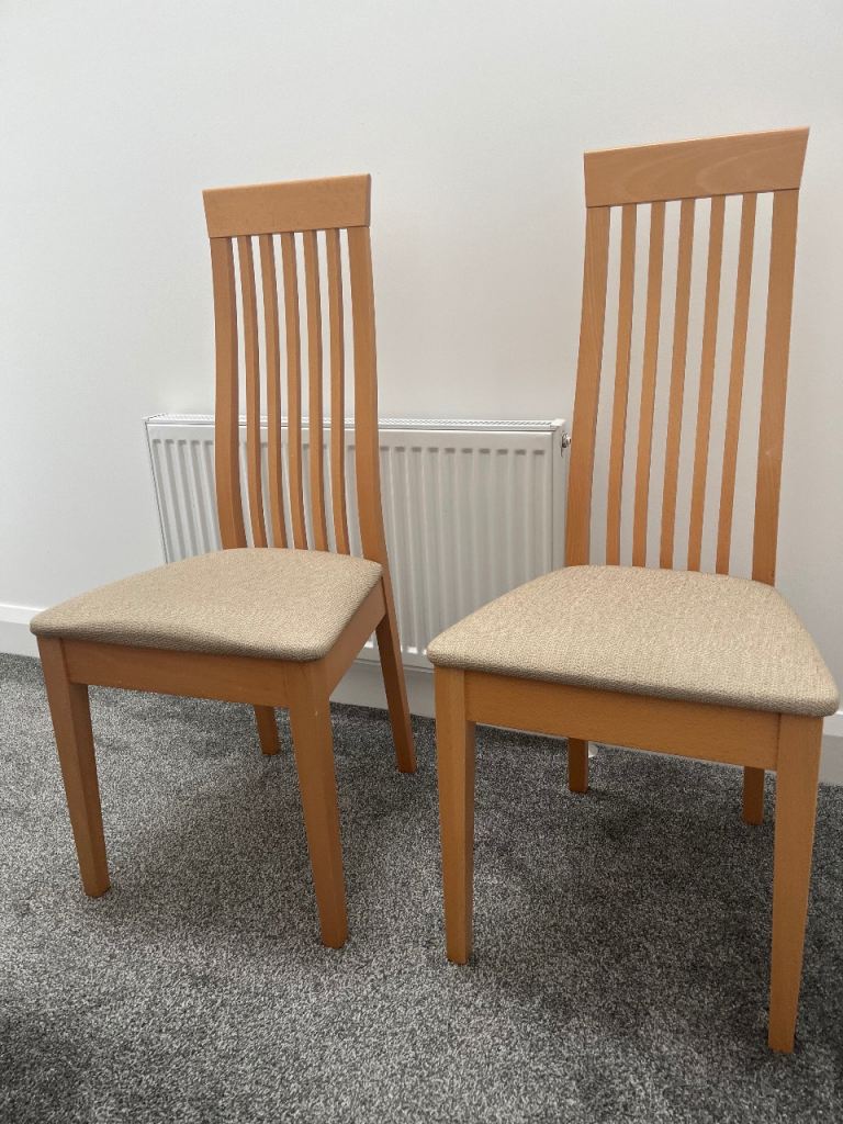 Pair of dining chairs