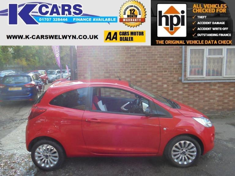 2014 Ford Ka 1.2 Zetec 3dr [Start Stop] HATCHBACK PETROL Manual