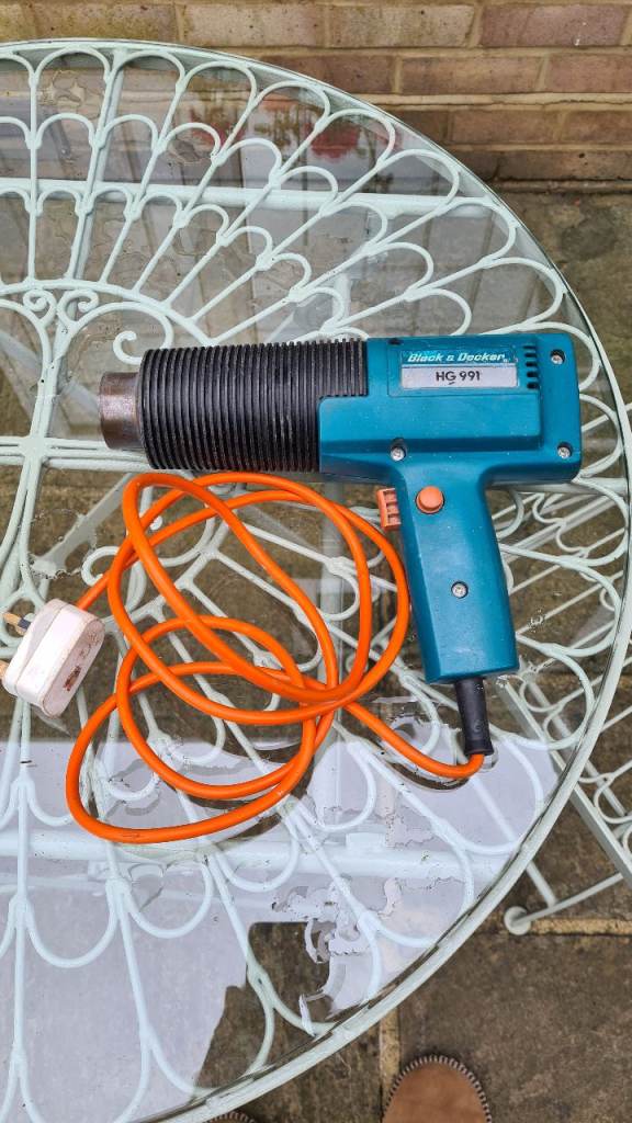 Black and decker heat gun 1200watt good working order 