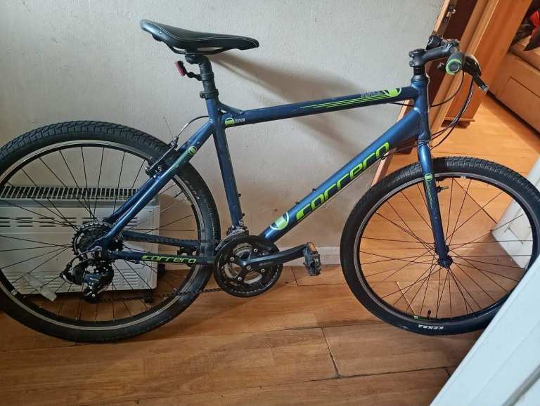 Carrera Mountain Bike – Blue, Good Condition