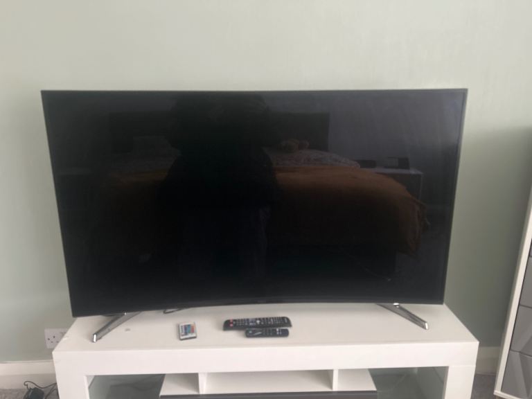 Samsung 55 inch curved TV.